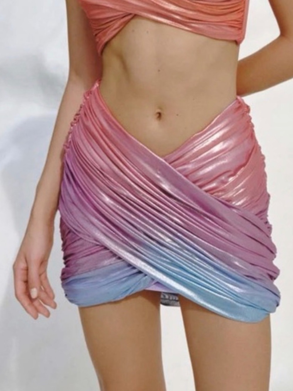 Baobab Collection Shimmery Pink Metallic Skirt